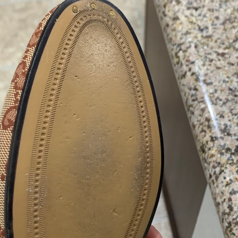 Gucci Jordaan GG canvas loafer Woman Size 38 - Picture 7 of 13